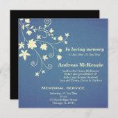 愛情に満ちた思い出で 案内状 (正面/裏面)