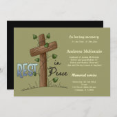 愛情に満ちた思い出で 案内状 (正面/裏面)