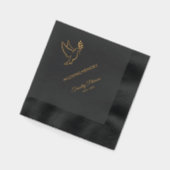 愛情に満ちた思い出で 箔ナプキン (左)