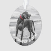 愛情に満ちた思い出で | 記念撮影メモリアル オーナメント (正面)