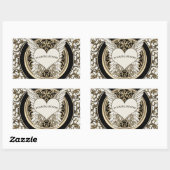 愛情に満ちた思い出で 長方形シール (シート)