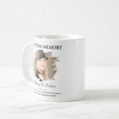 愛情に満ちた思い出で | 2フォトメモリアル コーヒーマグカップ (正面左)