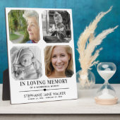 愛情に満ちた思い出で | 4フォトコラージュ悔やみや弔慰 フォトプラーク (側面)