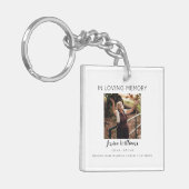 愛情に満ちた思い出で | 5フォトコラージュ |メモリアル キーホルダー (正面左)