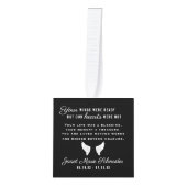 愛情に満ちた思い出で | 6フォトコラージュ引用文Keepsake キューブオーナメント (正面)