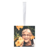 愛情に満ちた思い出で | 6フォトコラージュ引用文Keepsake キューブオーナメント (右)