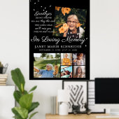 愛情に満ちた思い出で | 6フォトコラージュ葬儀 ポスター (ホームオフィス)