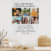 愛情に満ちた思い出で | 6フォトコラージュ葬儀 ポスター (キッチン)