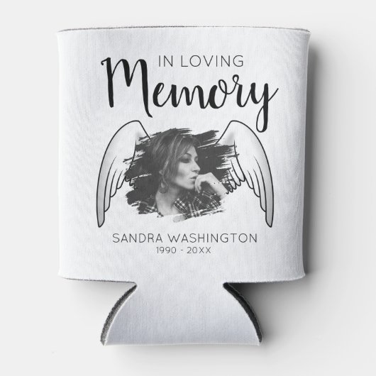 愛情に満ちた思い出で | Angel Wing |フォトメモリアル 缶クーラー (正面)