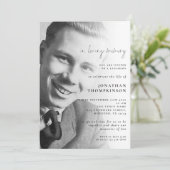 愛情に満ちた思い出の中で写真の葬儀ランチョン 招待状 (スタンド正面)