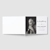 愛情に満ちた思い出の葬儀の写真 ゲストブック (全面)