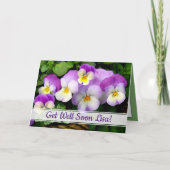 愛情に満ちた考えはすぐに良くなる!カード カード (正面)