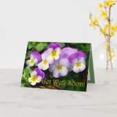 愛情に満ちた考えはすぐに良くなる！カード カード (黄色い花)