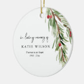 愛情に満ちた記憶のオーナメント贈り物 セラミックオーナメント (左)