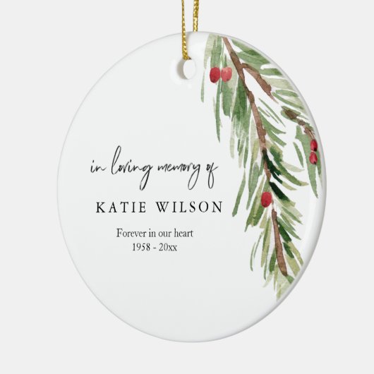 愛情に満ちた記憶のオーナメント贈り物 セラミックオーナメント (左)