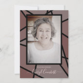 愛情に満ちた記憶の葬儀で茶色の抽象芸術 (正面)