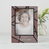 愛情に満ちた記憶の葬儀で茶色の抽象芸術 (スタンド正面)