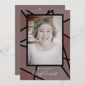 愛情に満ちた記憶の葬儀で茶色の抽象芸術 (正面/裏面)