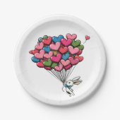 愛情に満ちている ペーパープレート (正面)