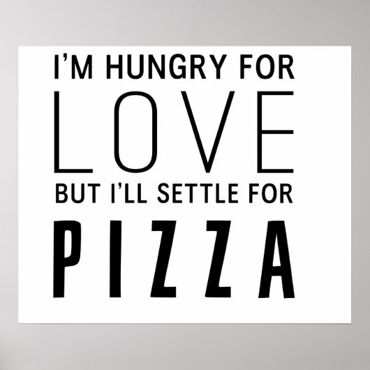 愛情に飢えている ポスター (正面)