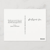 愛情のあるスクリプト | 写真をありがとう ポストカード (裏面)