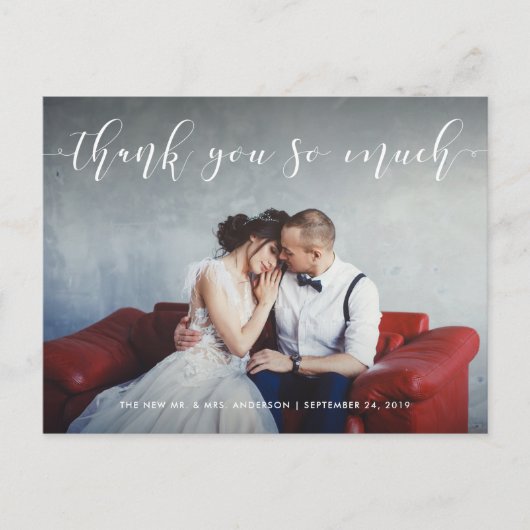 愛情のあるスクリプト | 写真をありがとう ポストカード (正面)