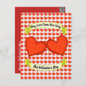 愛情のあるハートはがき シーズンポストカード (正面/裏面)