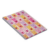 愛情のあるハートを持つかわいい猫 ノートブック (右側)