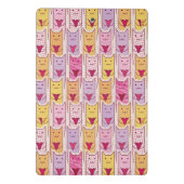 愛情のあるハートを持つかわいい猫 ミニクリップボード (裏面)