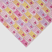 愛情のあるハートを持つかわいい猫 薄葉紙 (詳細)