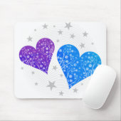 愛情のあるハート マウスパッド (マウス)