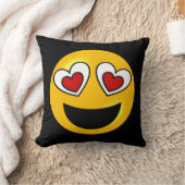 愛情のあるハートEmoji クッション (ブランケット)