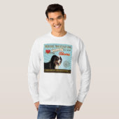 愛情のあるバーニーズ・マウンテン・ドッグは私達の家の家を作ります Tシャツ (正面フル)