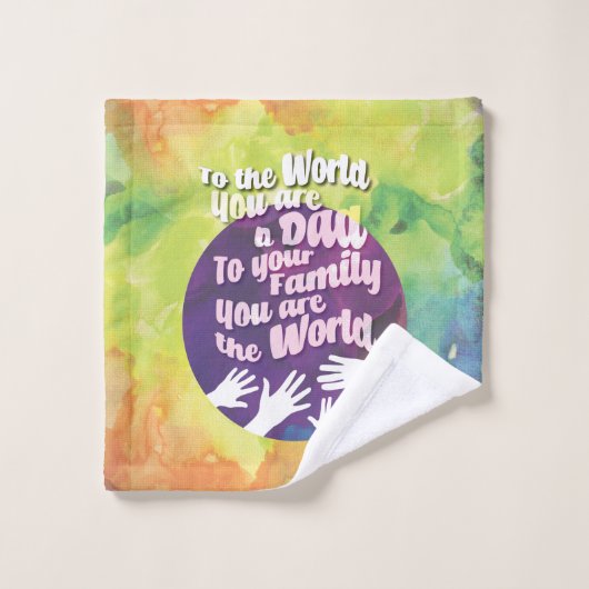 愛情のあるパパ ウォッシュタオル (ウォッシュタオル)