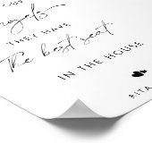 愛情のあるメモリのサインに書結婚跡スクリプト ポスター (角)