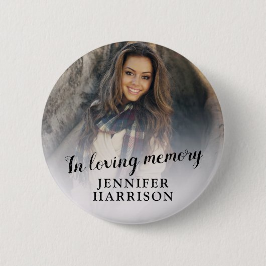 愛情のあるメモリの写真ボタン 缶バッジ (正面)