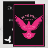 愛情のあるメモリの悔やみや弔慰カードに敏感 (正面/裏面)