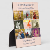 愛情のあるメモリカスタム引用文9 Photo Collage フォトプラーク (側面)