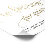 愛情のあるメモリーサインでサイズの金ゴールドを選択フェイク フォトプリント            (角)