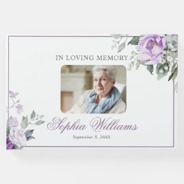 愛情のあるメモリーラベンダーフローラ ゲストブック