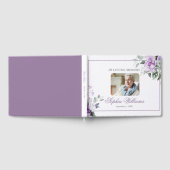 愛情のあるメモリーラベンダーフローラ ゲストブック (全面)