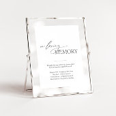 愛情のあるメモリ結婚のテーブル記号 ポスター