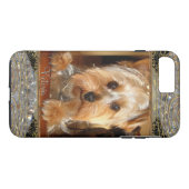 愛情のあるヨークシャーテリアは   またはあなた自身の写真を挿入します Case-Mate iPhoneケース (裏面(横))