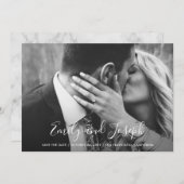 愛情のある原稿|の保存名前および写真が付いている日付 セーブザデート (正面/裏面)