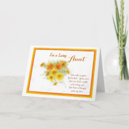 愛情のある叔母さん母の日 カード