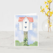 愛情のある家庭のメッセージカード カード (黄色い花)