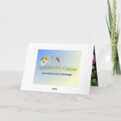 愛情のある思考の~はすぐによく得ます!  カード (裏面)