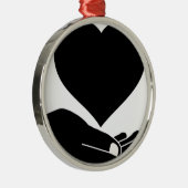 愛情のある手 メタルオーナメント (右)