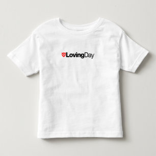 愛情のある日の幼児のTシャツ トドラーTシャツ