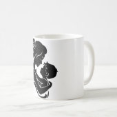 愛情のある母マグ コーヒーマグカップ (正面右)